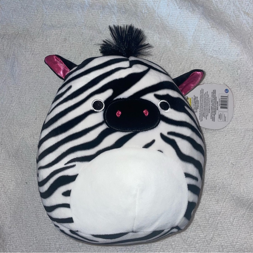 Squishmallows Tracey The Zebra Stuffed Plush Animal Toy Kelly Toys 8” NWT